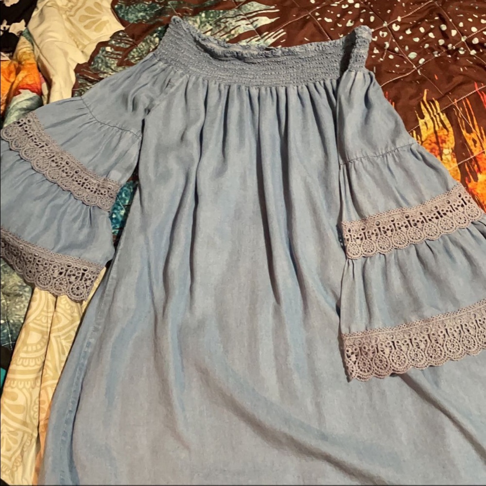 Off the shoulder dress